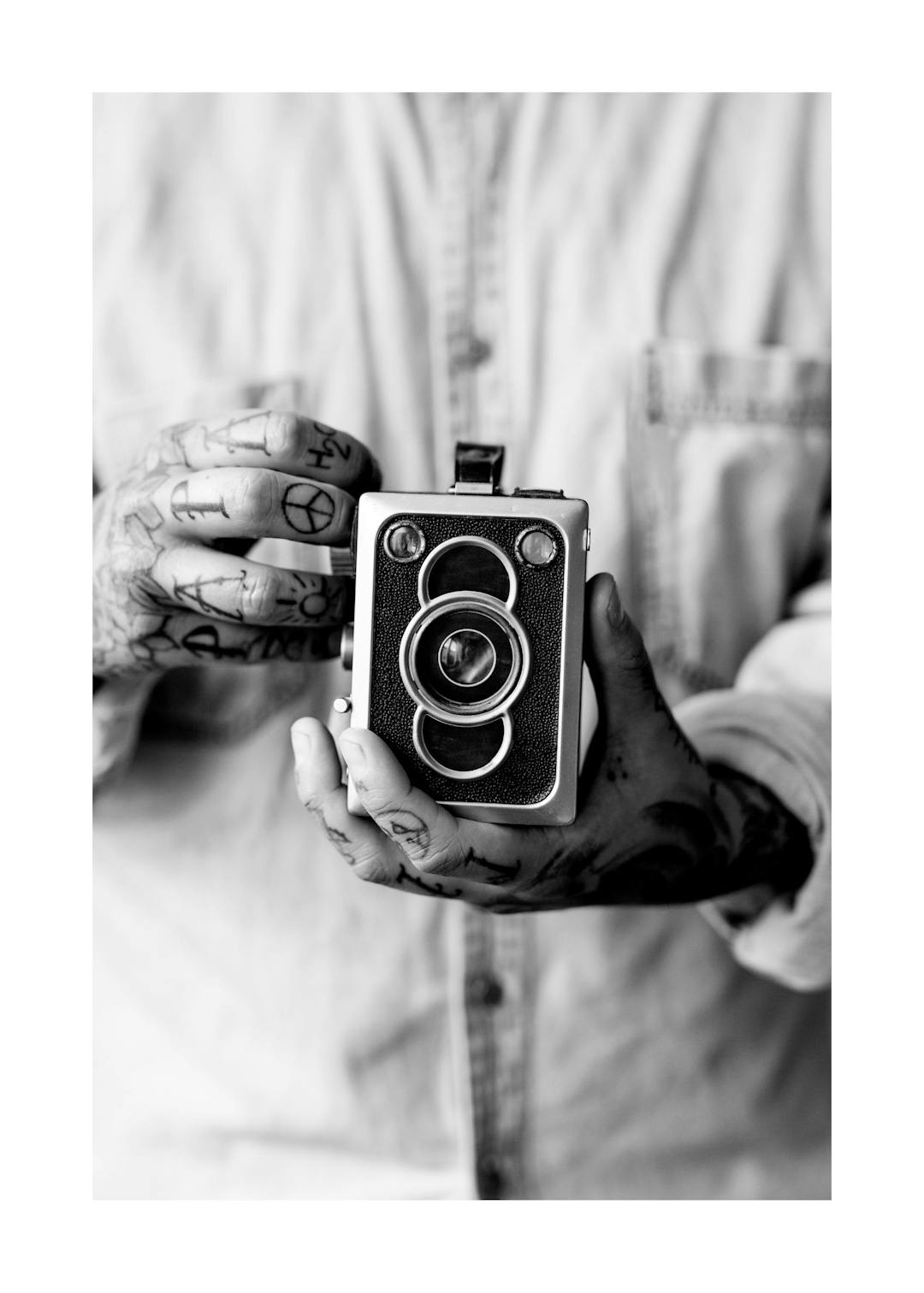 Vintage Camera Affiche