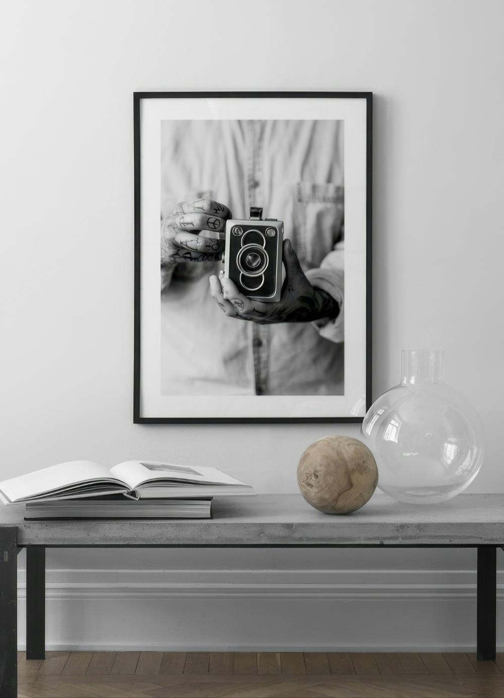 Vintage Camera Affiche