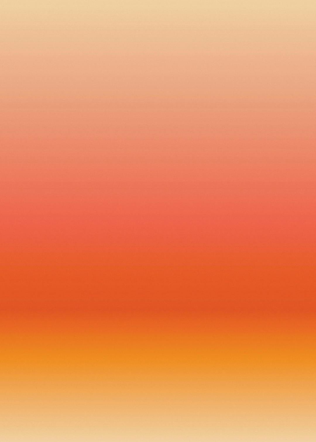 Affiche avec dégradé orange et rose, typographie minimaliste pour coucher de soleil