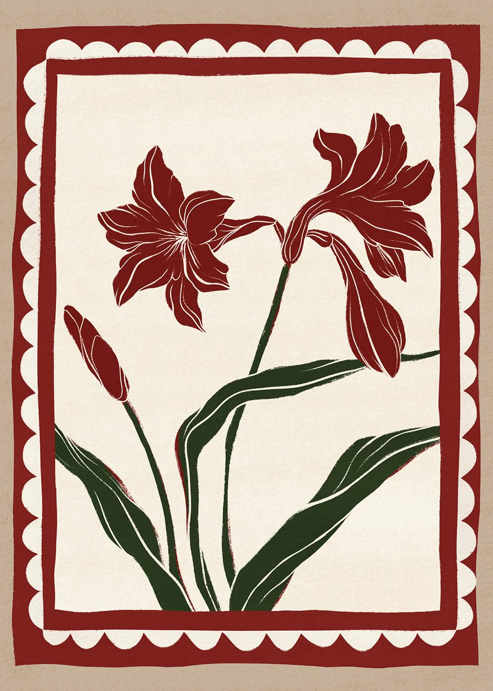 Framed In Bloom Affiche