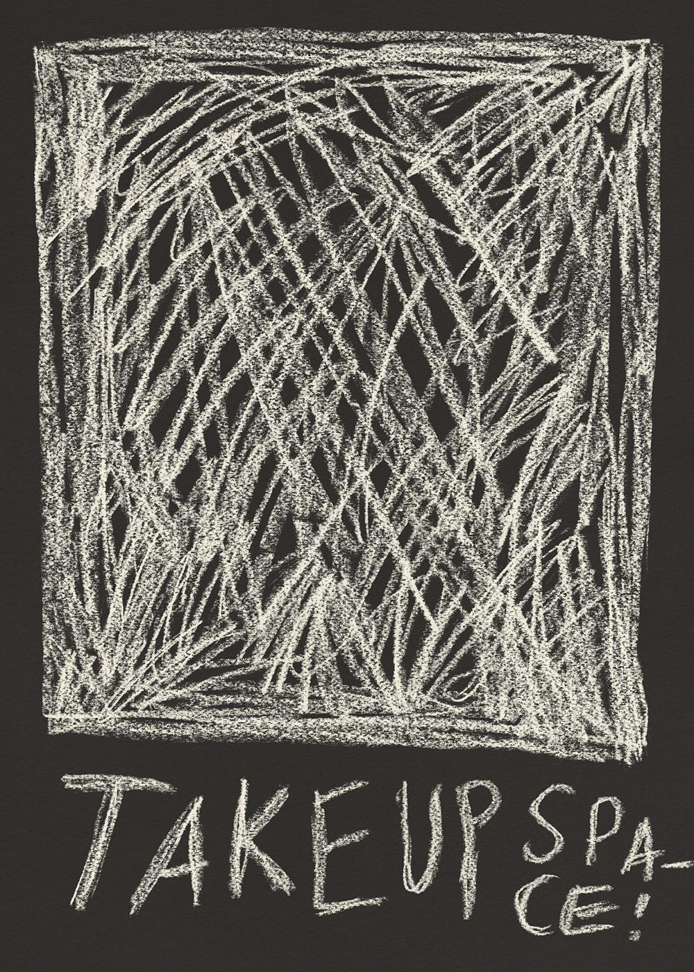 Scribbled Space Affiche