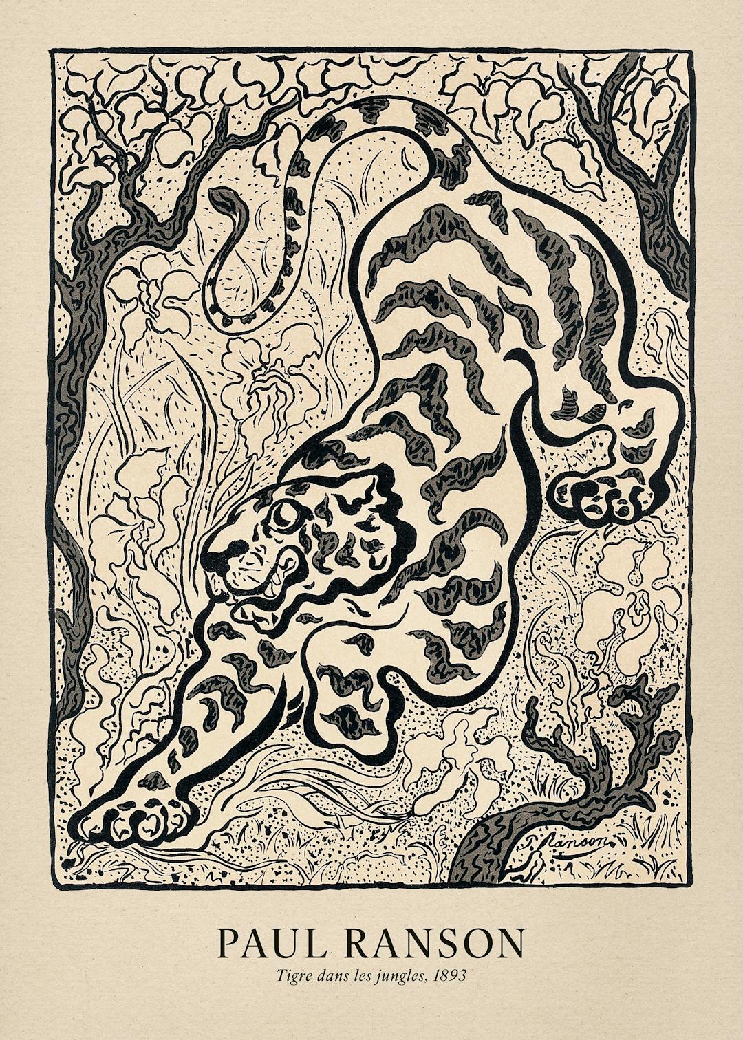 Paul Ranson - Tiger in the Jungle Affiche
