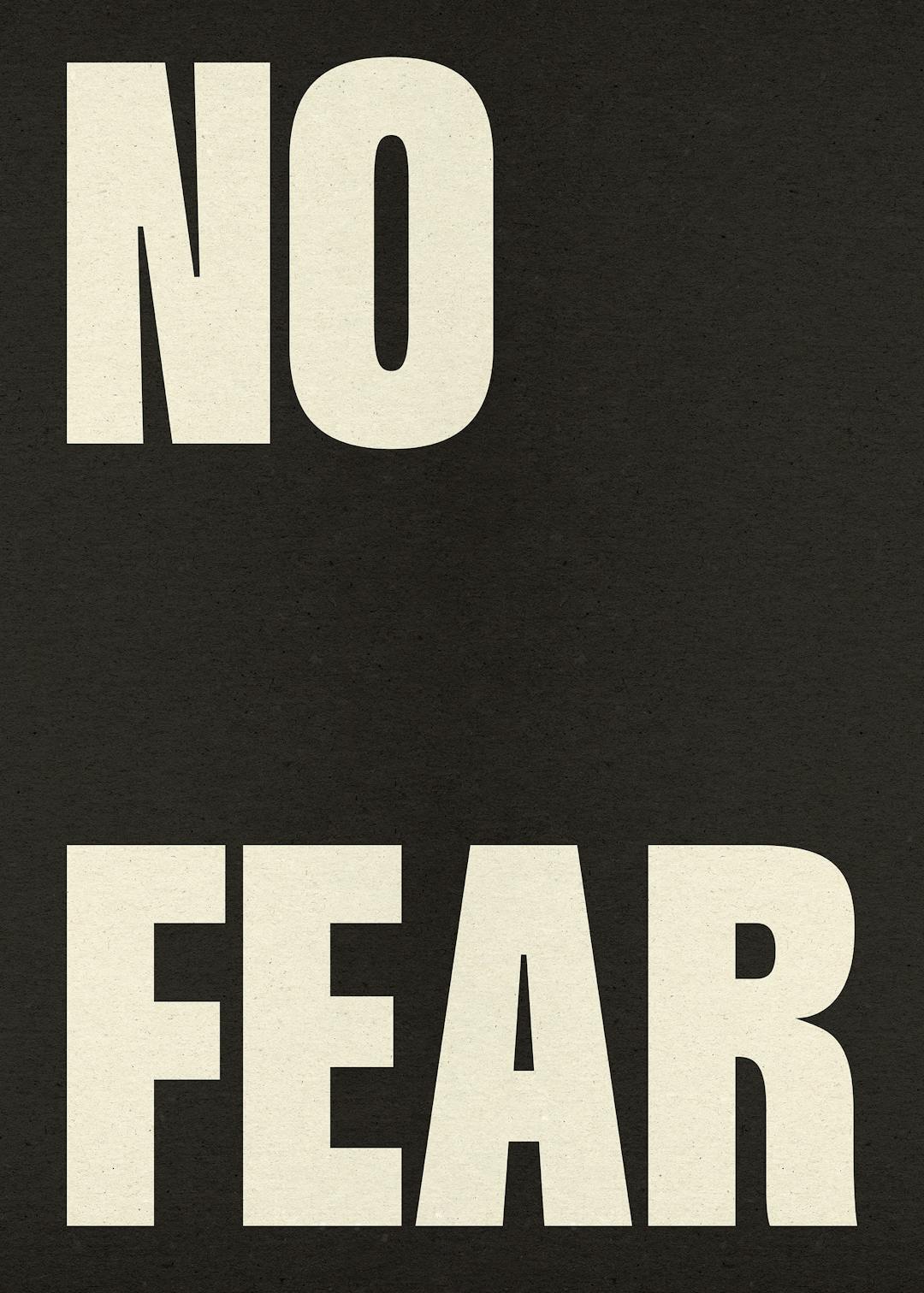 No Fear Affiche