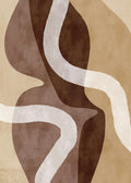 Earth Tone Abstraction No1 Affiche