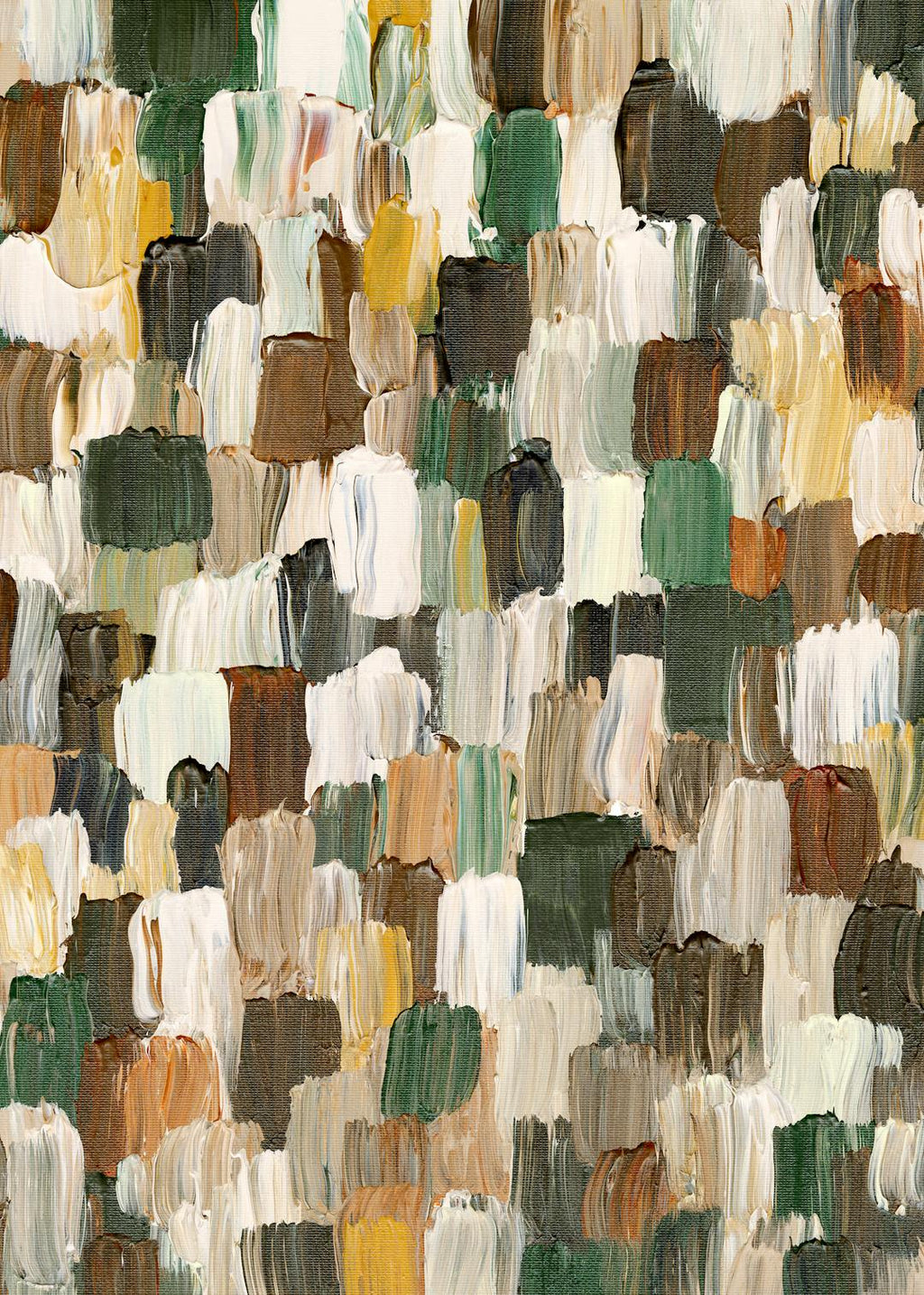 Earth Toned Strokes Affiche