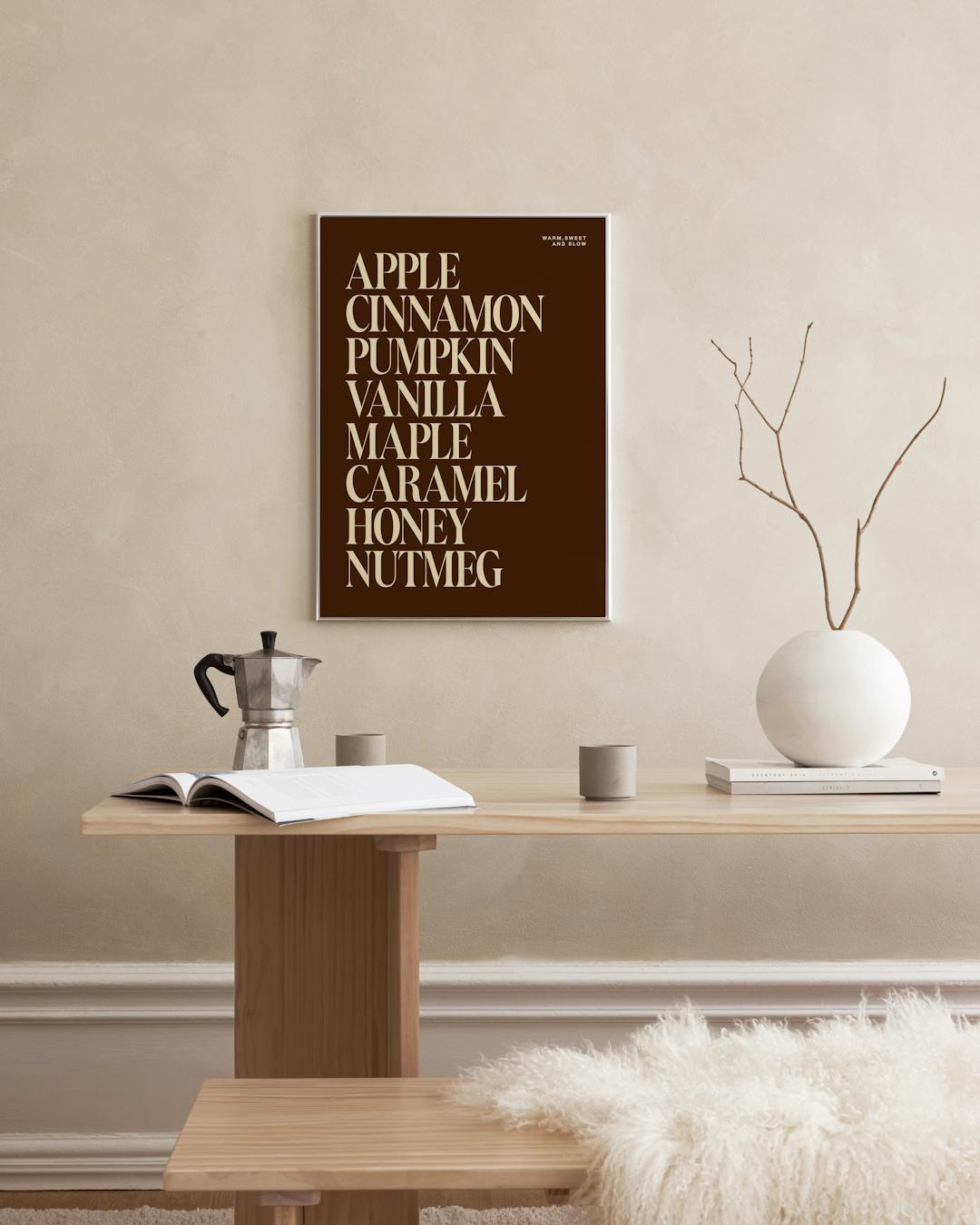 Affiche des saveurs de la saison