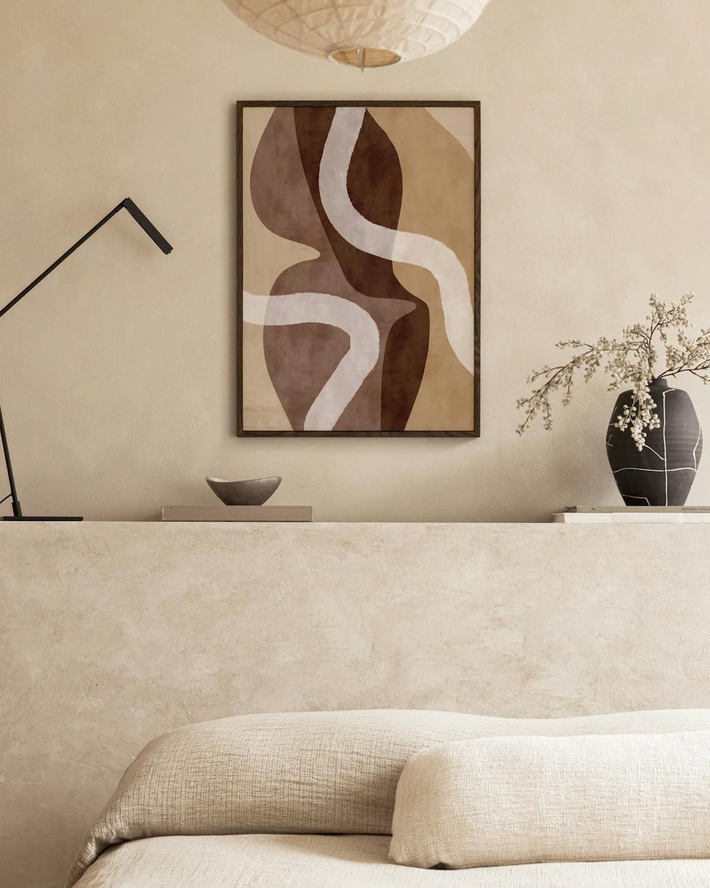 Earth Tone Abstraction No1 Affiche