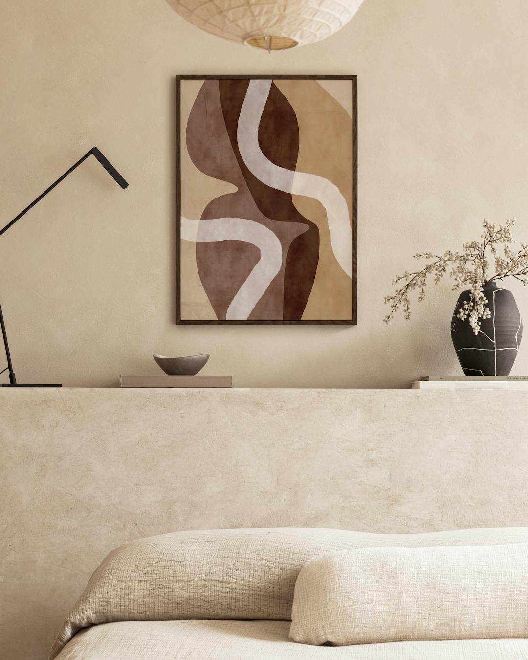 Earth Tone Abstraction No1 Affiche