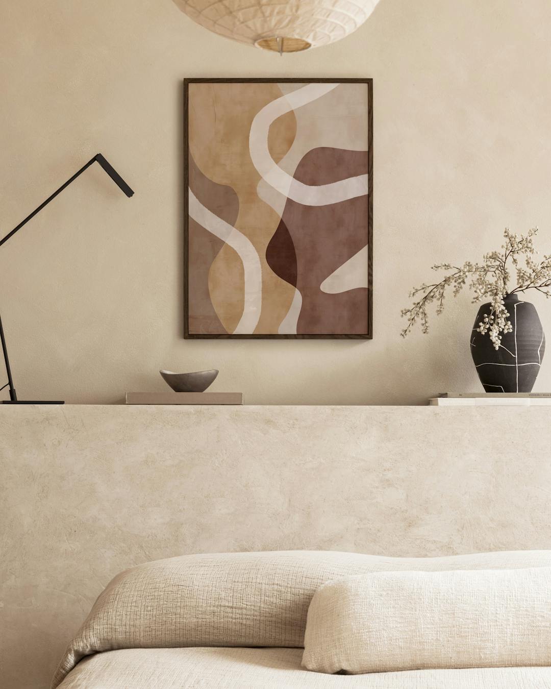 Earth Tone Abstraction No2 Affiche