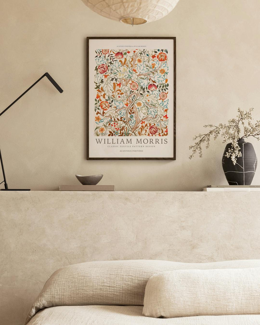 William Morris - Affiche de portière Acanthe