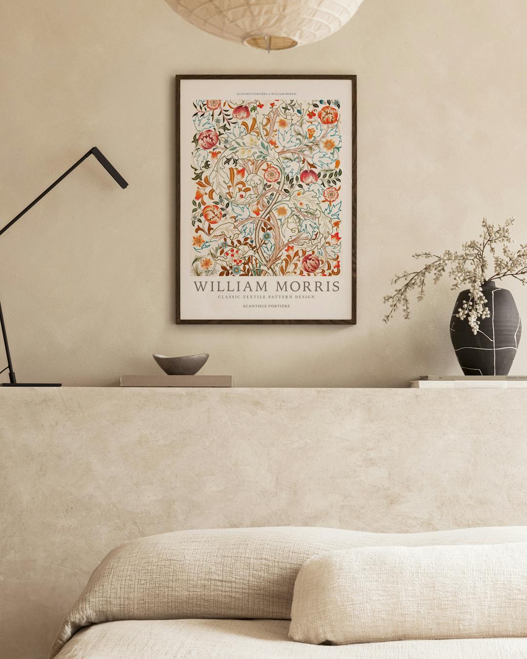 William Morris - Affiche de portière Acanthe