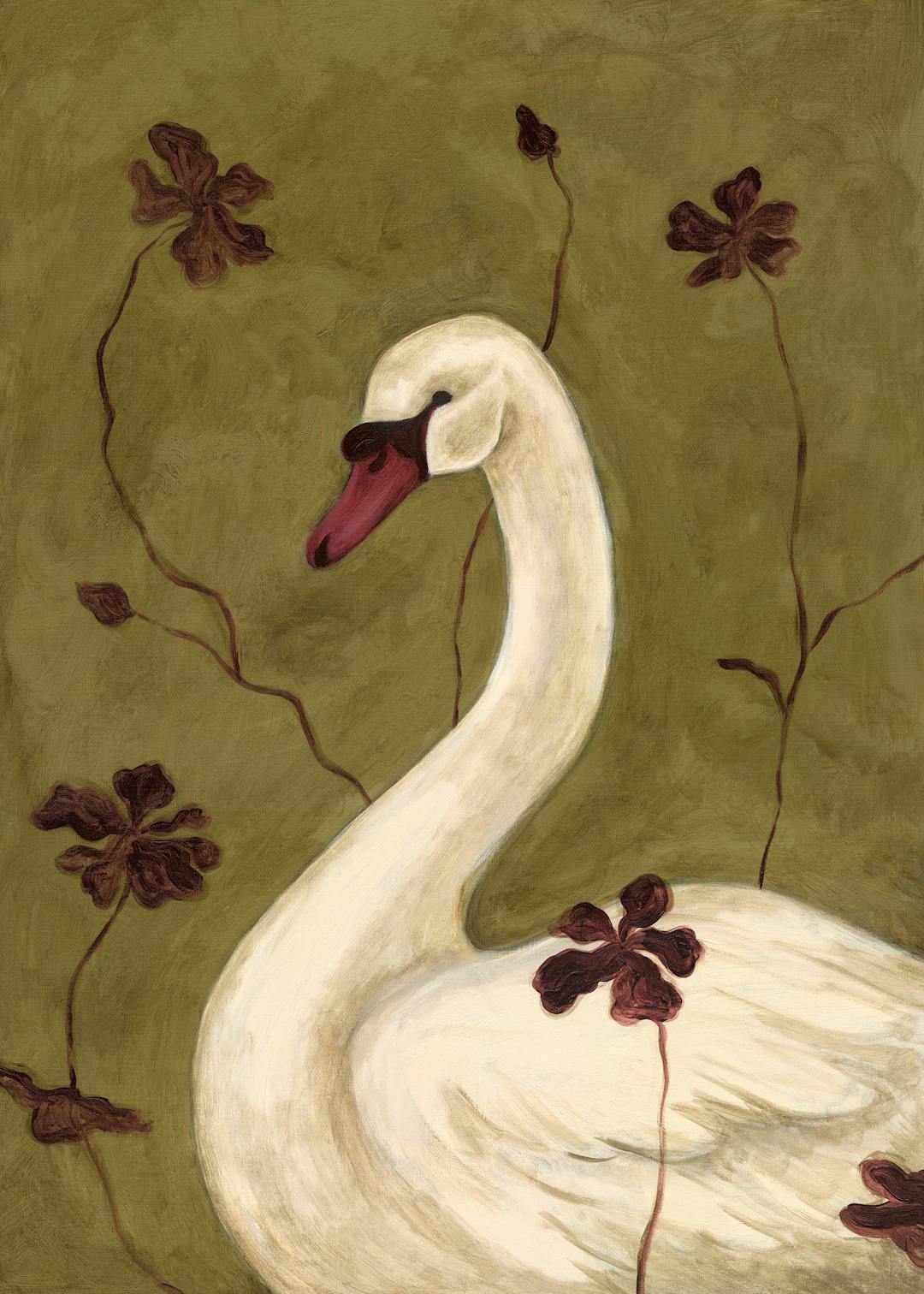Affiche Wildflower Swan